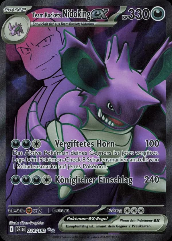 Team Rockets Nidoking-ex