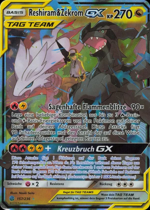 Reshiram & Zekrom-GX